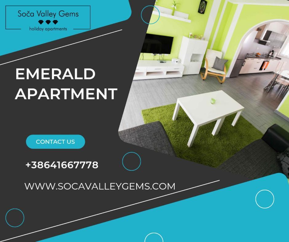 Emerald Soca Apartment Толмин Экстерьер фото